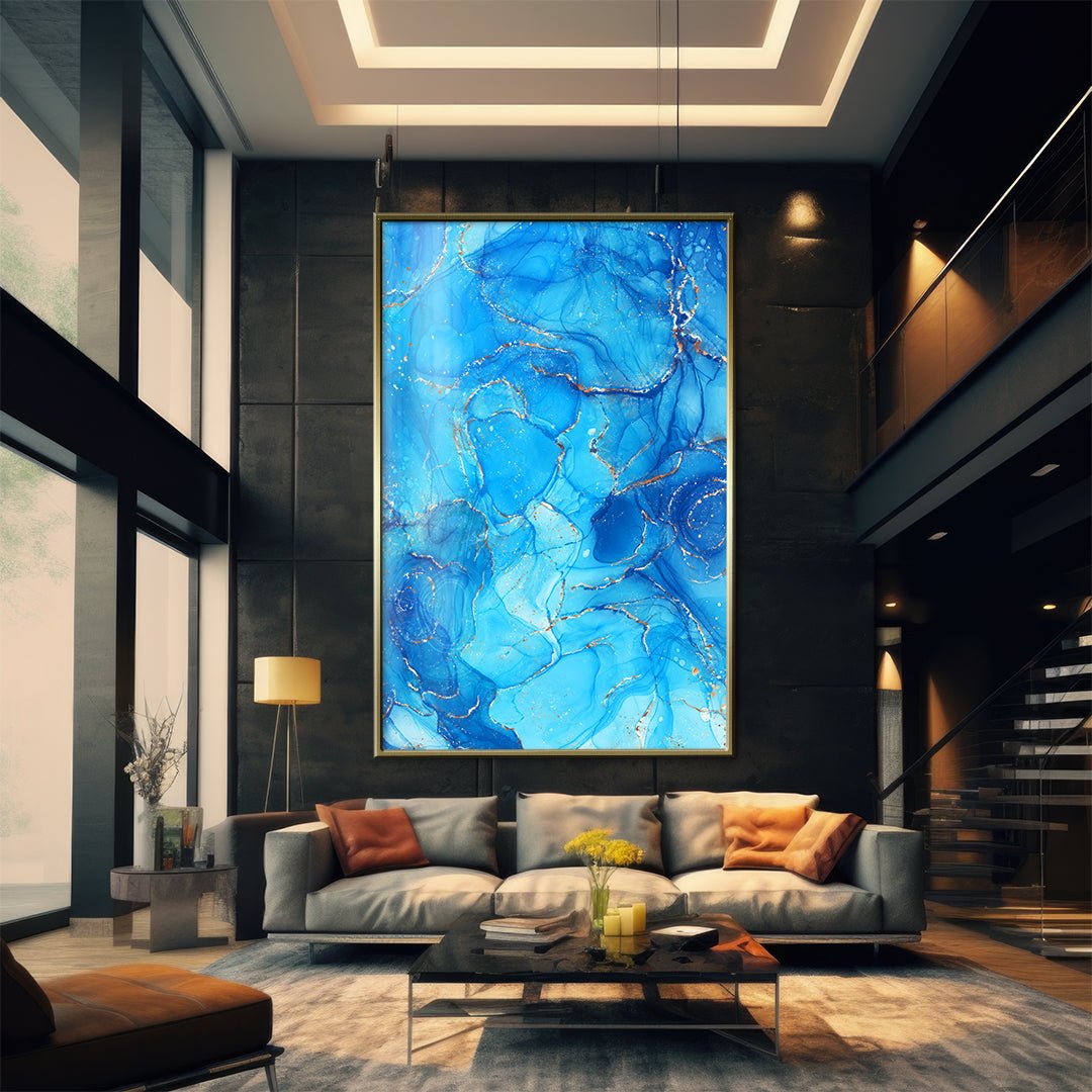 Quadro Decorativo - Abstrato Azul 2