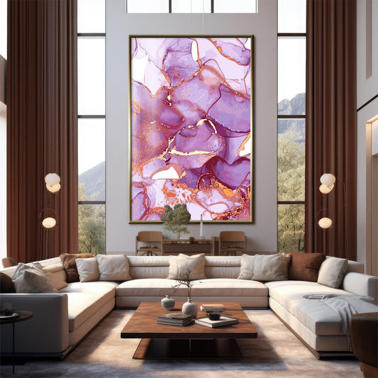 Quadro Decorativo - Abstrato Rosa