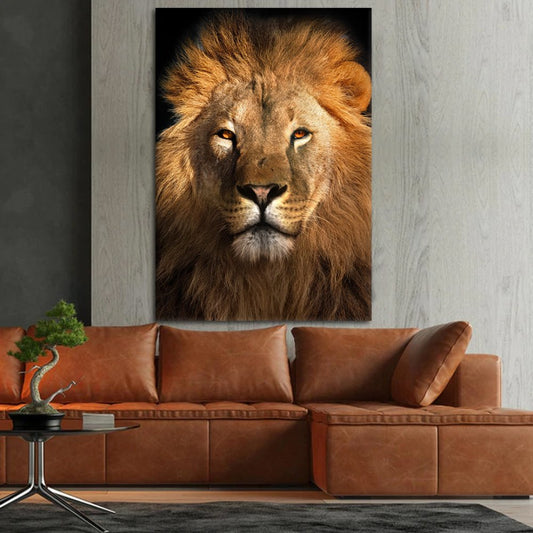 Quadro Decorativo - O Olhar do Leão